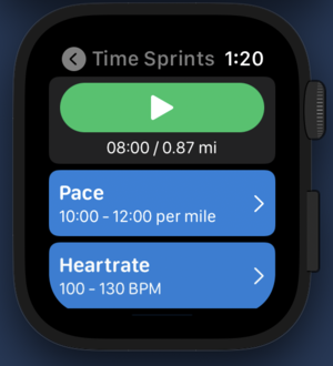 Sprint-o-Mat Screenshot